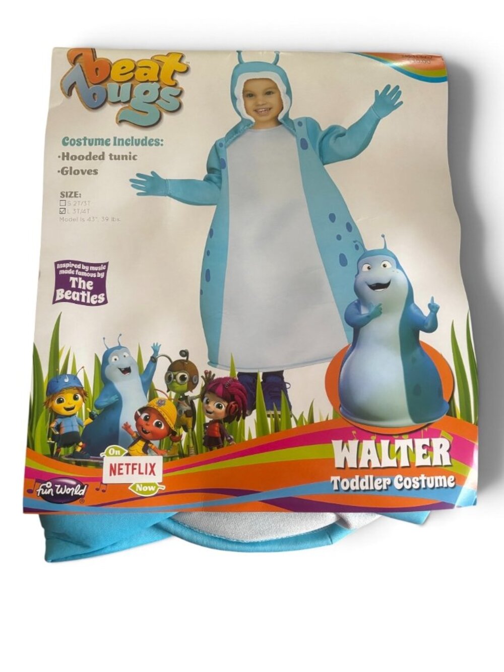 Beat Bugs Walter Toddler Halloween Costume Netflix Beatles Inspired Character
